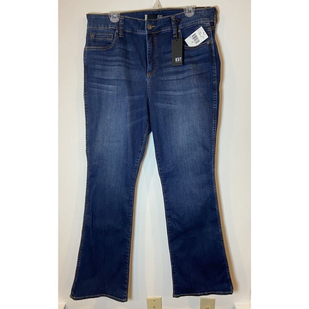 NWT KUT from the Cloth Jeans Natalie Fab Ab High Rise Bootcut Size 16 New